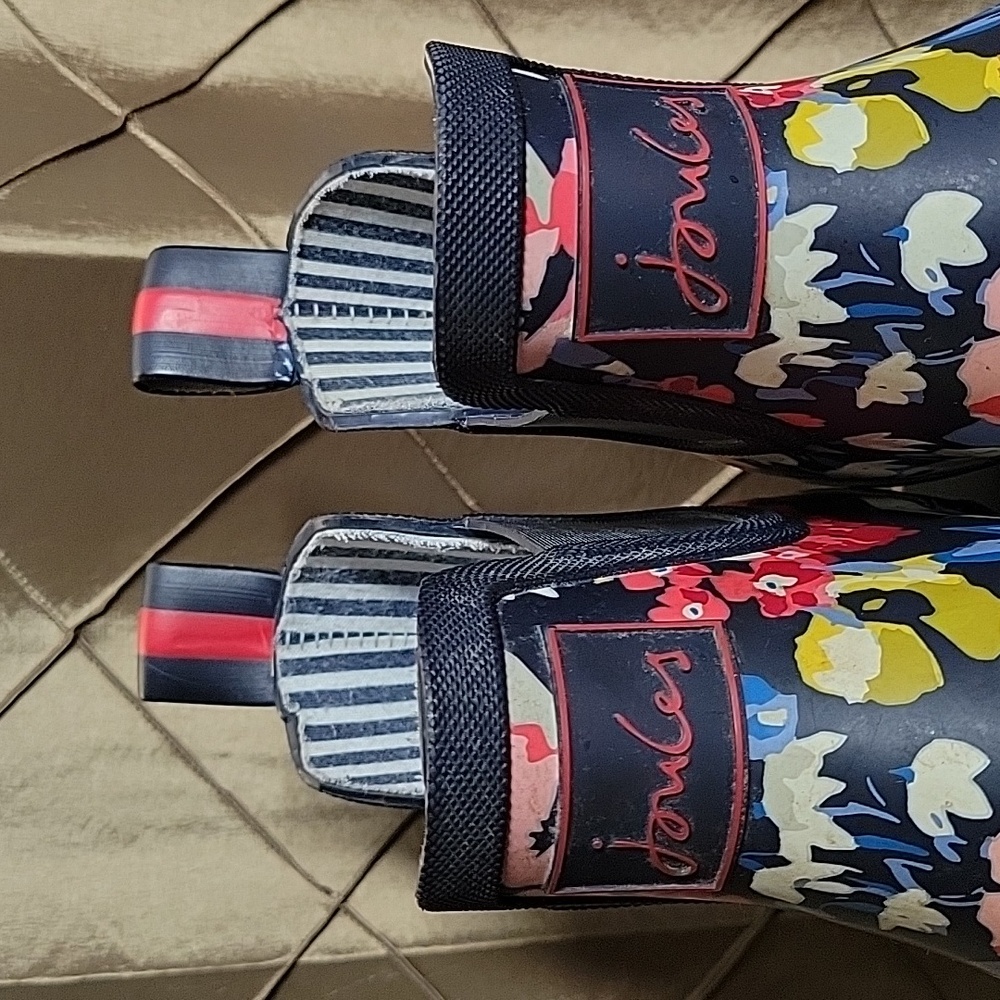 VGUC- Joules ‘Wellington Short Floral’ Rain Boots - Picture 6 of 10